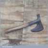 Rare & Early Antique Blacksmiths Hand Forged 6” Side Axe - Original Condition
