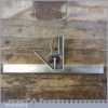 Vintage Brown & Sharp USA Cast Steel Adjustable Combination Square - Fully Refurbished