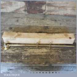 Vintage MOD Brass With Diamond Glass Circle Cutter - In Original Box