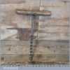 Vintage Sheffield 5/8” Timber Framing Auger Bit With Wooden Handle