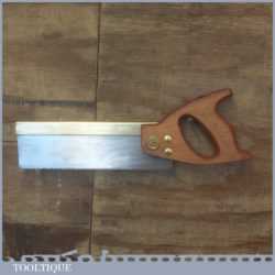 Vintage No: 52 Spear And Jackson 10” Brass Back Saw 15 TPI - Fully Refurbished Ready For Use