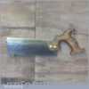 Antique Samuel Tyzack (c1910) 8” Brass Back Dovetail Saw 15 TPI - Fully Refurbished