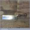 Vintage 7” Gentleman’s Brass Back Hand Saw Approx 15 TPI - Fully Refurbished