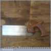 Vintage 8” steel back dovetail Saw With 15 TPI - Fully Refurbished