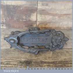 Antique Reclaimed Letterbox And Door Knocker By Kenrick No: 259B - Good Condition