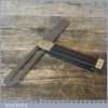 Vintage 10” Ebony And Brass Sliding Bevel In Good Condition