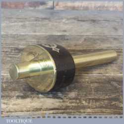 Vintage Brass Stemmed & Plated Ebony Mortise Gauge - Fully Refurbished