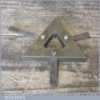 Scarce 19th Century Antique Engineered Brass Spider Mortice Bevel - Good Condition