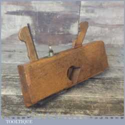 Vintage Atkin & Sons 3/8” Beech Wood Dado Plane Skew Iron - Good Condition