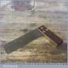 Vintage Rosewood And Brass 7½” Set Square - Good Condition