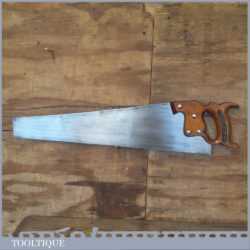 Vintage 22” War Finish Spear & Jackson Cross Cut Panel Saw 9 TPI - Sharpened