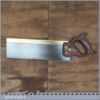 Vintage 13 ½” Sandvik Brass Back Bench Saw 14 TPI - Sharpened Ready For Use