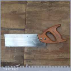 Vintage 10” Spear And Jackson Steel Back Dovetail Saw 12 TPI - Sharpened