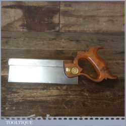 Vintage 8” Clegg Of Oxbridge Rd Steel Back Dovetail Saw 14 TPI - Sharpened