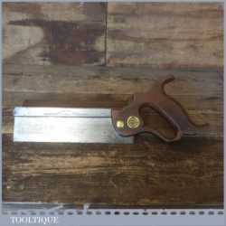 Scarce Vintage 8” Henry Disston Philadelphia Steel Back Dovetail Saw - Sharpened