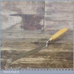 Vintage 1” Cranked Bevel Edge Paring Chisel - Good Condition