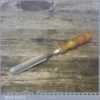 Vintage Carpenters 1” E.A. Bell & Sons Firmer Gouge Chisel - Fully Refurbished