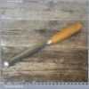 Vintage ¾” Wide Marples & Sons Deep Internally Ground Gouge Chisel - Fully Refurbished