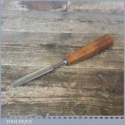 Vintage Carpenters 11/16” Wide Early Spear And Jackson Gouge Chisel - Fully Refurbished