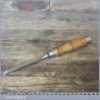 Vintage 3/8” Wide Marples And Sons Green Wood Firmer Chisel - Fully Refurbished