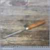 Vintage Carpenters 3/8” Wide Ward & Payne Firmer Gouge Chisel - Fully Refurbished