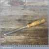 Vintage ½” Wide Robert Sorby Kangaroo Brand Firmer Gouge Chisel - Fully Refurbished