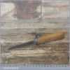 Antique 18th Century Carpenters 3/32” James Cam Sash Mortice Chisel - Fully Refurbished