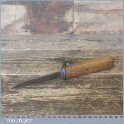 Antique 18th Century Carpenters 3/32” James Cam Sash Mortice Chisel - Fully Refurbished
