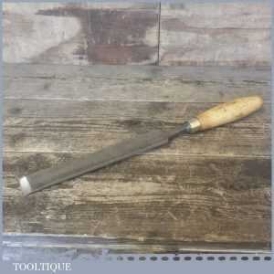 Vintage Pattern Makers 1 ¼” Wm Marples & Sons Firmer Gouge Paring Chisel - Fully Refurbished