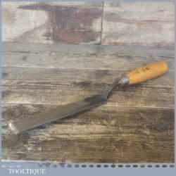 Vintage Pattern Makers 1 1/4” Wm Marples & Sons Cranked Firmer Gouge Paring Chisel - Fully Refurbished