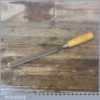 Vintage Pattern Makers 1 1/8” Wm Marples & Sons Firmer Gouge Paring Chisel - Fully Refurbished