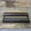 Vintage medium grit oil stone in lovely mahogany box
