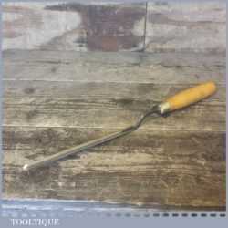 Vintage Pattern Makers 7/16” Preston Cranked Firmer Gouge Paring Chisel - Fully Refurbished
