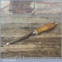 Vintage Carpenters 3/8” George Wood Timber Framing Firmer Chisel - Fully Refurbished