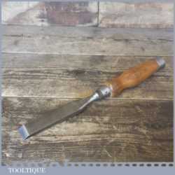 Vintage Carpenters 1” Wide Mawwood Timber Framing Firmer Chisel - Fully Refurbished