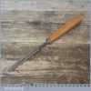 Vintage Carpenters 3/8” Wide Firmer Gouge Chisel - Fully Refurbished