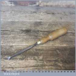Vintage Carpenters 3/8” Brades Co Bevel Edge Chisel - Fully Refurbished
