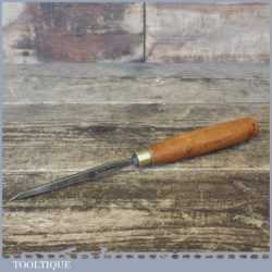 Vintage 1/8” Robert Sorby Kangaroo Brand Firmer Carving Chisel - Fully Refurbished