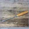 Vintage Carpenters 1/4” I & H Sorby Firmer Gouge Chisel - Fully Refurbished