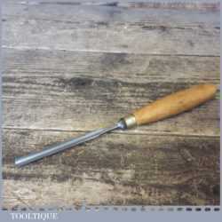 Vintage Carpenters 1/4” I & H Sorby Firmer Gouge Chisel - Fully Refurbished