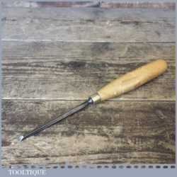 Vintage Carpenters 1/4” Palm Tree Bevel Edge Chisel - Fully Refurbished