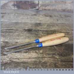 Pair Of Wood Carving Chisels - Fully Refurbished