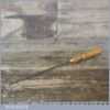Vintage Pattern Makers 1/8” Marples Shamrock Firmer Paring Chisel - Fully Refurbished