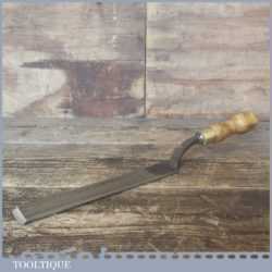 Vintage 1 ¼” Marples Shamrock Cranked Firmer Gouge Paring Chisel - Fully Refurbished