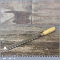 Vintage 1” Marples Shamrock Firmer Gouge Paring Chisel - Fully Refurbished