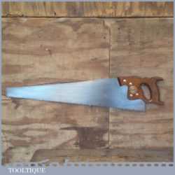 Vintage 26” Spear & Jackson Cross Cut Handsaw 5 TPI - Sharpened