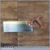 Vintage 10” Tyzack Turner Brass Back Tenon Hand Saw 12 TPI - Freshly Refurbished