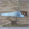 Vintage 22” Spear & Jackson Cross Cut Panel Saw 12 TPI - Freshly Sharpened