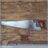 Vintage 26” Henry Disston Canadian Rip Saw 6 TPI - Freshly Sharpened