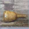 Vintage Old Wood Carving Mallet In Good Used Condition